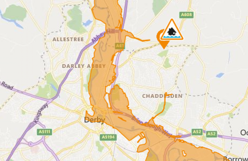 Derby Flood Warning