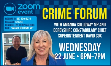 Crime Forum with Amanda Solloway