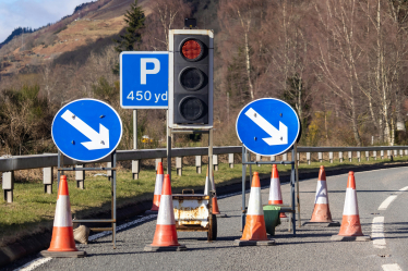 Temporary Traffic Lights